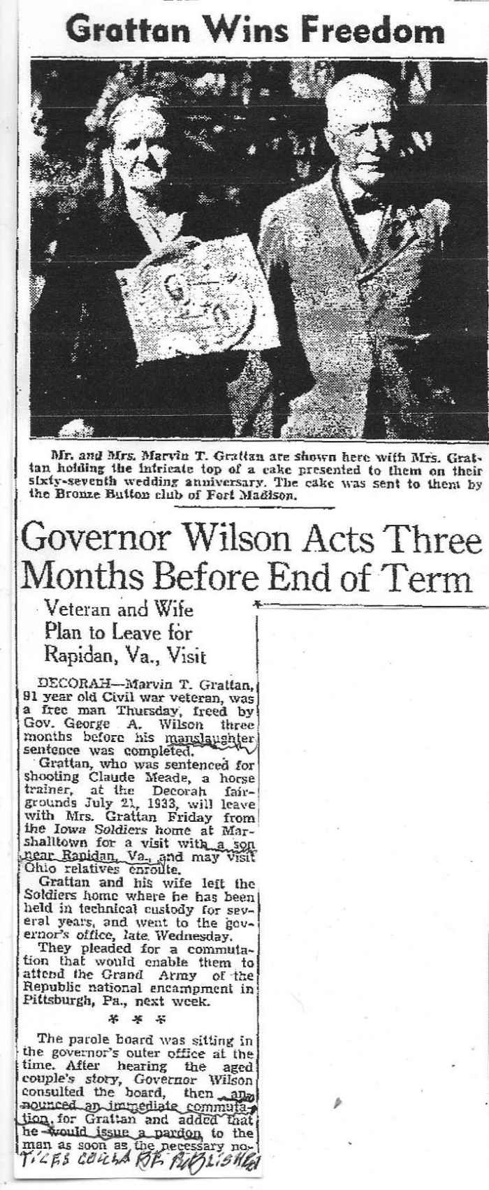 Meade Murder Mason City Globe Gazette Thursday Aug. 17, 1939